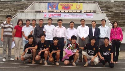 Bế mạc giải bóng đá HaUI-Aptech’s Cup 2009