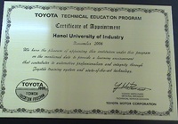 Khai trương chương trình Hỗ trợ đào tạo kỹ thuật của Toyota về sửa chữa thân xe và sơn