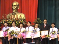 Đoàn dự thi tay nghề ASEAN VI trường ĐH Công nghiệp Hà Nội dự Lễ tuyên dương