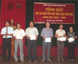 Tổng kết Hội thi Giáo viên dạy giỏi, Học sinh giỏi năm học  2005 – 2006