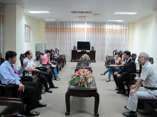 Welcome JICA expert come to work with the University