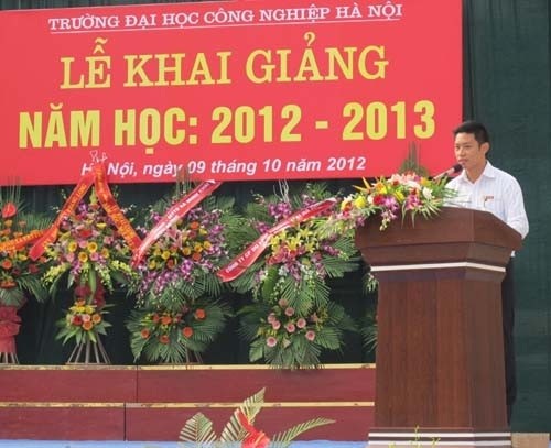 Hanoi University of Industry (HaUI) held the Opening Ceremony of the new academic year 2012 - 2013