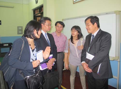 Đoàn khảo sát dự án JICA – HaUI giai đoạn 3 đến thăm và làm việc với trường