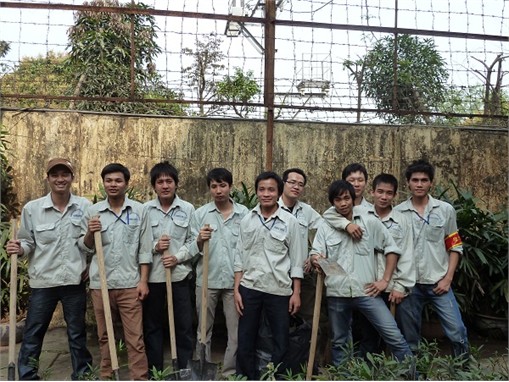 Hình ảnh hoạt động tuần 5S lần thứ 2 tại trường Đại học Công nghiệp Hà Nội