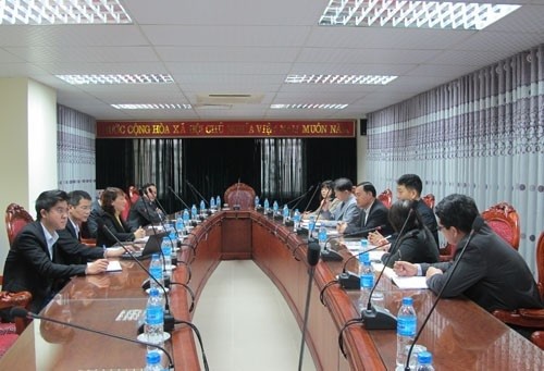 Kijeon University (Korea) delegation and students visited and worked with Hanoi University of Industry