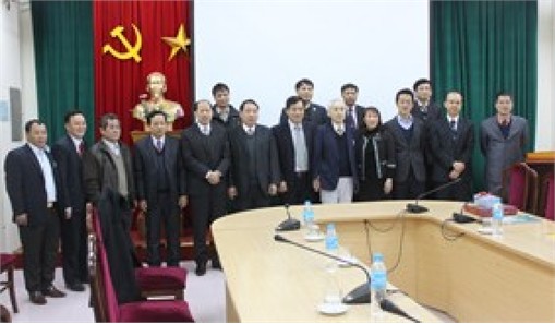 Meeting and leaving party of Hanoi University of Industry staff and JICA-HaUI project experts