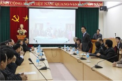 Meeting and leaving party of Hanoi University of Industry staff and JICA-HaUI project experts