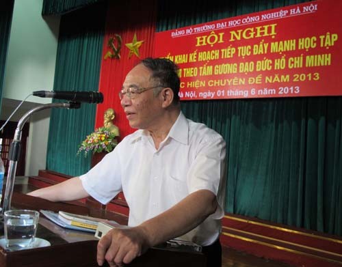 Tổ chức Hội nghị tiếp tục Học tập và làm theo tấm gương đạo đức Hồ Chí Minh