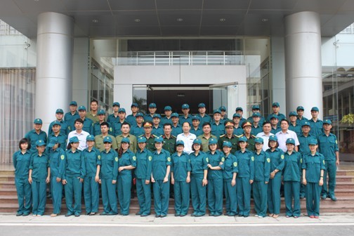Lễ ra quân huấn luyện lực lượng tự vệ năm 2013