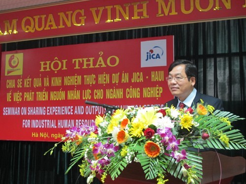 Hội thảo “Chia sẻ kết quả và kinh nghiệm thực hiện Dự án JICA-HaUI”