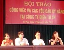 Special Lecture by HaUI Graduates in 4P Co., Ltd Organized