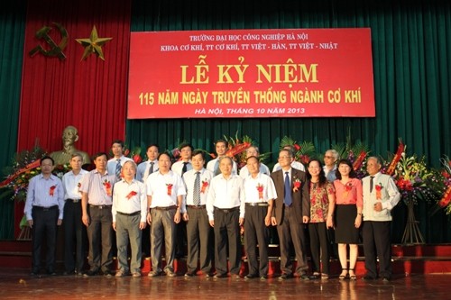 Kỷ niệm 115 năm truyền thống ngành Cơ khí - trường Đại học Công nghiệp Hà Nội