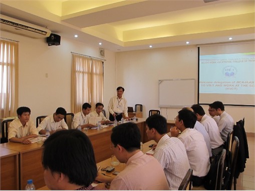 Thăm và khảo sát trường Cao đẳng nghề Kỹ thuật Công nghệ Thành phố Hồ Chí Minh