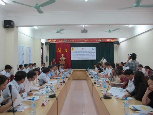 The inception seminar on project for strengthening training of trainers functions at Hanoi University of Industry