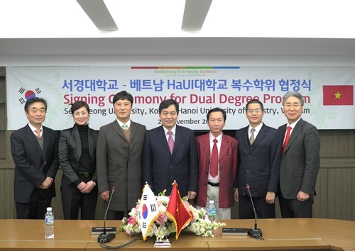 Rector of Hanoi University of Industry visited South Korea