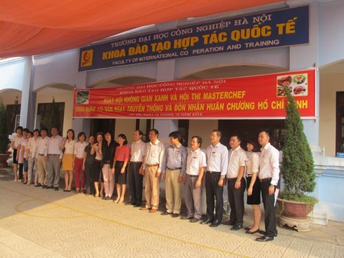 Faculty of International Cooperation and Training organized a festival for “ Green Space and Food Festival”