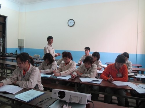 Opening ceremony of short-term training courses for students with DENSO Co., Ltd