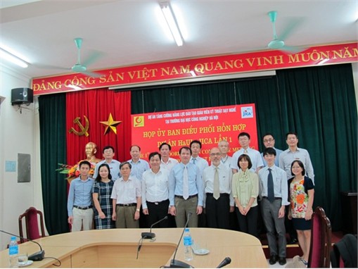 Họp Ủy ban điều phối hỗn hợp Dự án HaUI - JICA lần 1