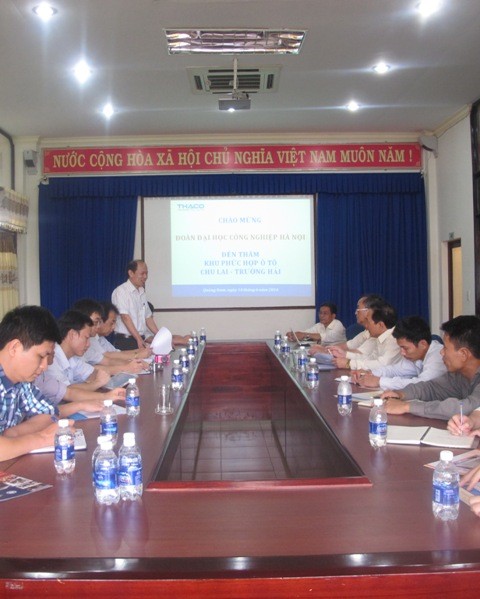 Thăm và khảo sát trường Cao đẳng nghề Chu Lai Trường Hải