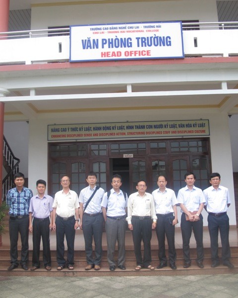 Thăm và khảo sát trường Cao đẳng nghề Chu Lai Trường Hải