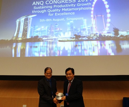 Đoàn công tác nhà trường tham dự Hội nghị của Hiệp hội chất lượng Châu Á tại Singapore