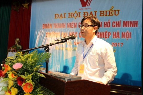 Đại hội đại biểu Đoàn TNCS Hồ Chí Minh trường Đại học Công nghiệp Hà Nội lần thứ VII nhiệm kỳ 2014-2017