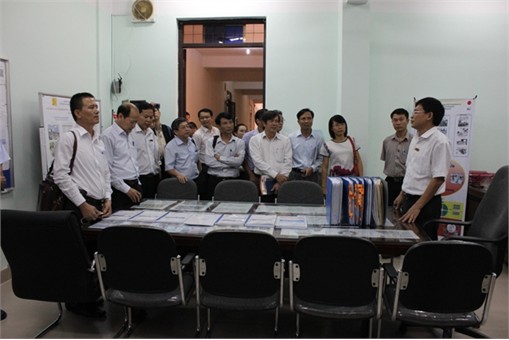 Các cơ sở đào tạo nghề thăm quan, học tập mô hình kỹ thuật của trường Đại học Công nghiệp Hà Nội