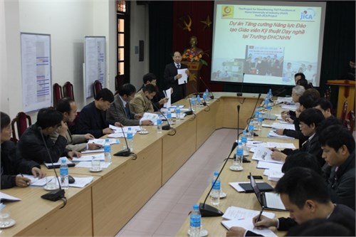 Hội thảo giới thiệu quy trình tổ chức khóa đào tạo bồi dưỡng giáo viên kỹ thuật dạy nghề