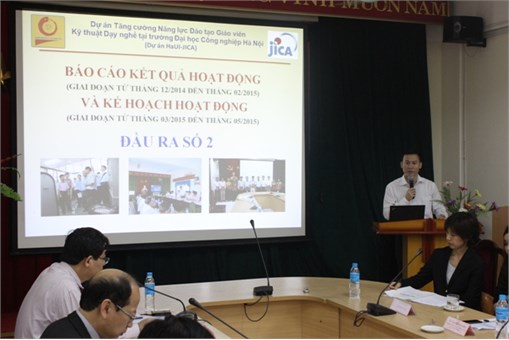 Họp ban Quản lý dự án HaUI - JICA lần 6