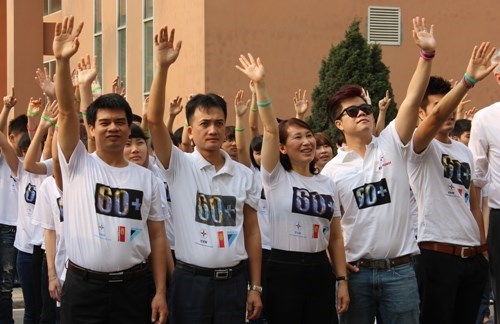 HaUI Takes Part in “Earth Hour 2015” Campaign.