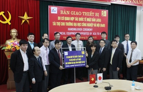 Handover of technical equipment supported by JICA and Opening Electrical Discharge Machining and CAD 3D Workshops