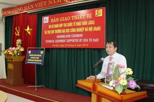 Handover of technical equipment supported by JICA and Opening Electrical Discharge Machining and CAD 3D Workshops