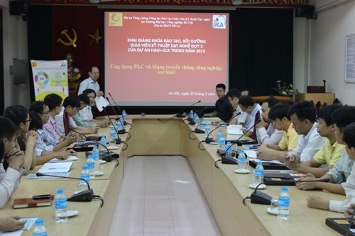 Opening the training course entitled “Application of PLC and industrial communication network”