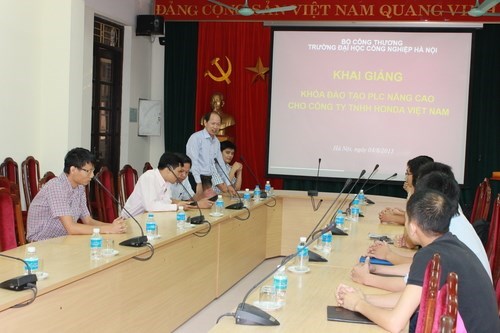 Opening Ceremony of training course on “Application of PLC and Industrial communication network”