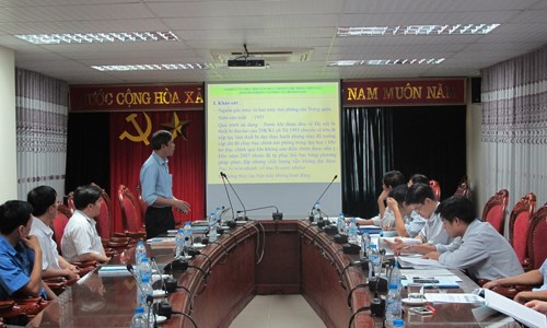 Nghiệm thu đề án nghiên cứu khoa học cấp trường của ThS. Nguyễn Chí Bảo