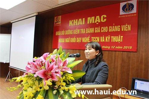 Opening ceremony of the training course for lecturers of Vocational Training, Professional training, Economics and Technology