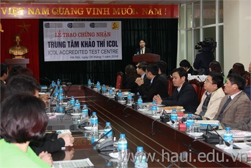 ICDL Testing Center Certification Ceremony