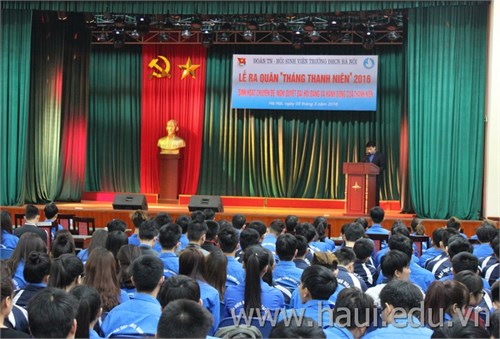 Lễ ra quân Tháng Thanh niên năm 2016 và Phát động cuộc thi Tìm hiểu 85 năm Phát triển và trưởng thành Đoàn TNCS Hồ Chí Minh