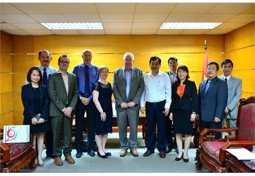 Đón tiếp và làm việc với đoàn công tác trường ĐH York St John (Anh Quốc)