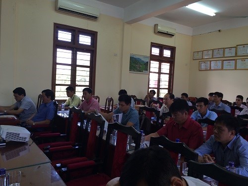 Tập huấn cho cán bộ kỹ thuật các doanh nghiệp ở huyện Lương Sơn trong khuôn khổ đề tài KHCN tỉnh Hòa Bình năm 2015-2016