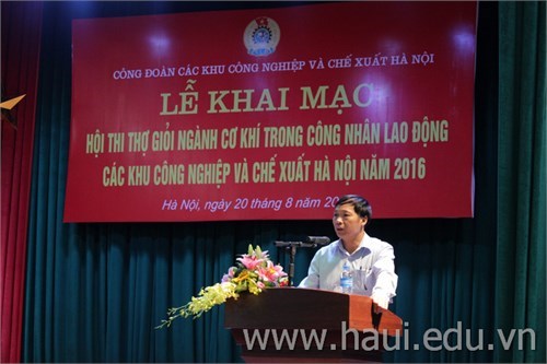 The Skilled-mechanical-worker Contest in Hanoi Industrial Parks and Export Processing Zones in 2016
