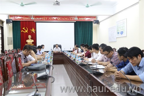 Meeting and assigning coaching tasks for Asean 2016 and 2017 world skills contests.