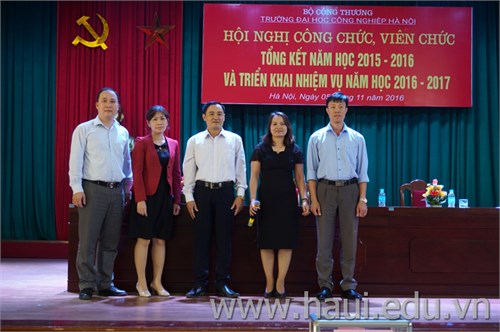 Hội nghị Công chức viên chức Trường Đại học Công nghiệp Hà Nội