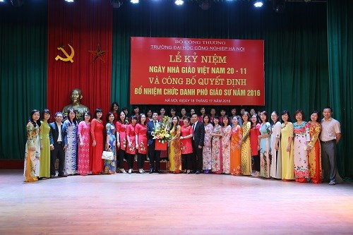 Kỷ niệm ngày Nhà giáo Việt Nam và lễ công bố bổ nhiệm chức danh PGS năm 2016