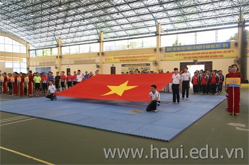 Opening the third Handball Championship for HaUI students – Hong Ha Stationary Cup