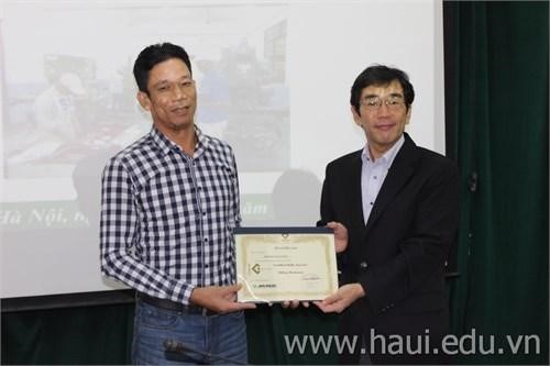 Granting Japanese standard Universal Milling certificates by JAVADA