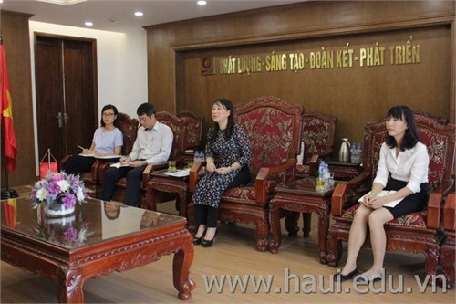 Kunjang College paid a visit to Hanoi University of Industry