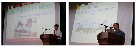 Inauguration ceremony of the scientific research initiative & students’ Robocon- 2016-2017 academic year