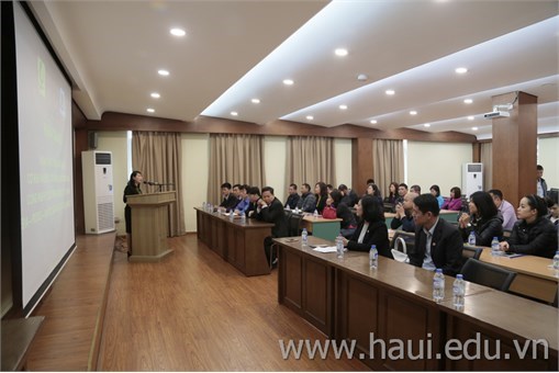Opening ceremony of short-term training course in basic Electrical and Mechanical Engineering for Hanoi Beer – Alcohol - Beverage Corporation