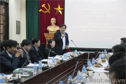 The 12th meeting of HaUI – JICA project management board